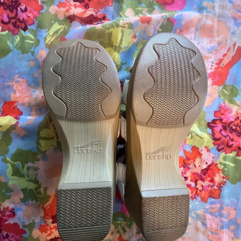 Dansko Leather Stevie Platform Sandals 39 - Picture 3 of 4